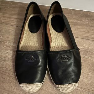 COACH Leather Espadrilles